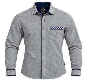 English Laundry Men’s Gingham Button Up Shirt Black White Long Sleeve NWOT